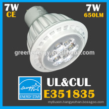 ES ul gu10 6w 7w 8w led spot light bulb 2700k 3000k warm white gu10 8w 7w 6w energy star